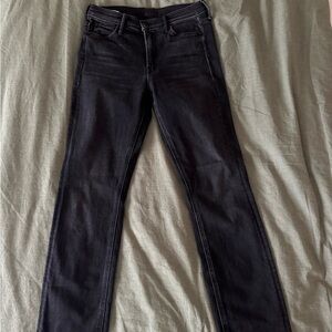 MOTHER Black Skinny Jeans Classic Style